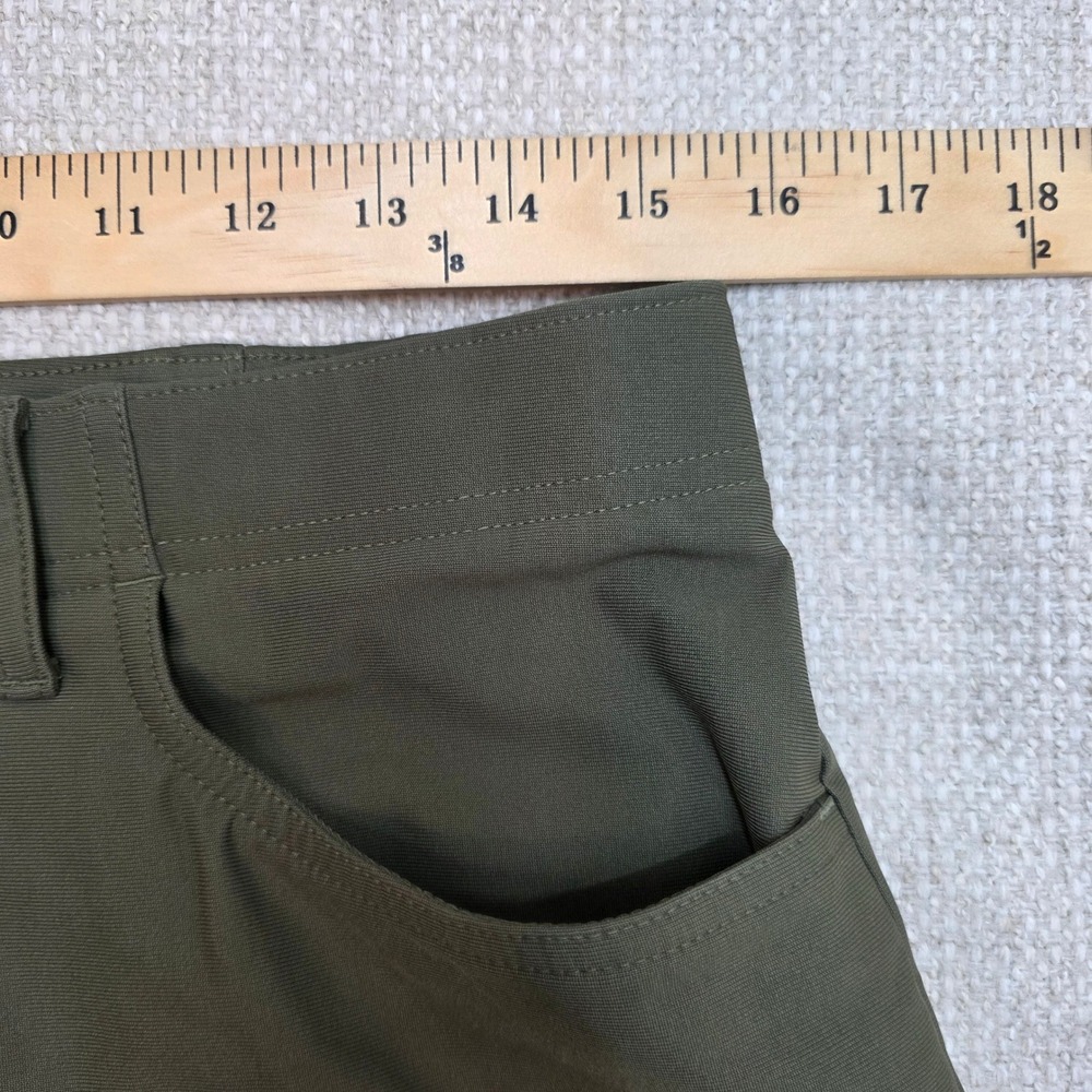 Under Armour Mens Olive Green Performance Chino Pants 32/32 Straight Leg Zipper - Picture 7 of 10